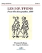 Les Bouffons Orchestra sheet music cover